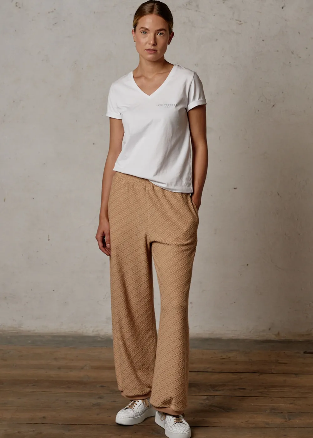 Damen Luis Trenker Basic T-Shirt Aus Baumwolle Lucarla