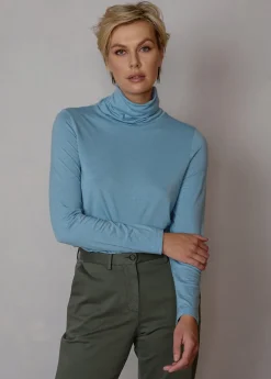 Damen Luis Trenker Basic-Rollkragenpullover Lucureila