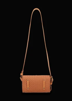 Damen Luis Trenker Bauchtasche Aus Geflochtenem Leder Lurenee