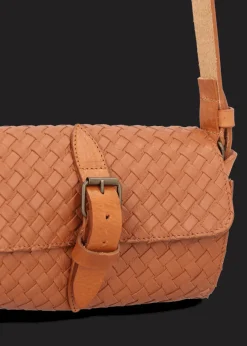 Damen Luis Trenker Bauchtasche Aus Geflochtenem Leder Lurenee