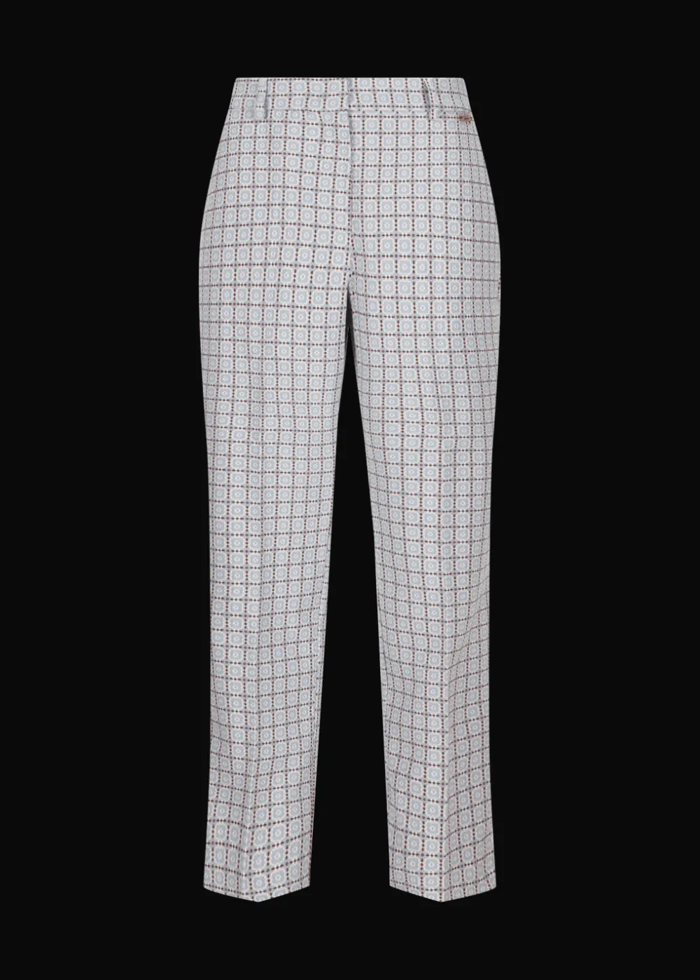 Damen Luis Trenker Baumwolljacquard-Hose Im Cigarette Cut Luleonelle