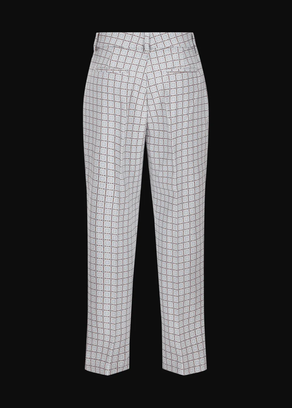 Damen Luis Trenker Baumwolljacquard-Hose Im Cigarette Cut Luleonelle