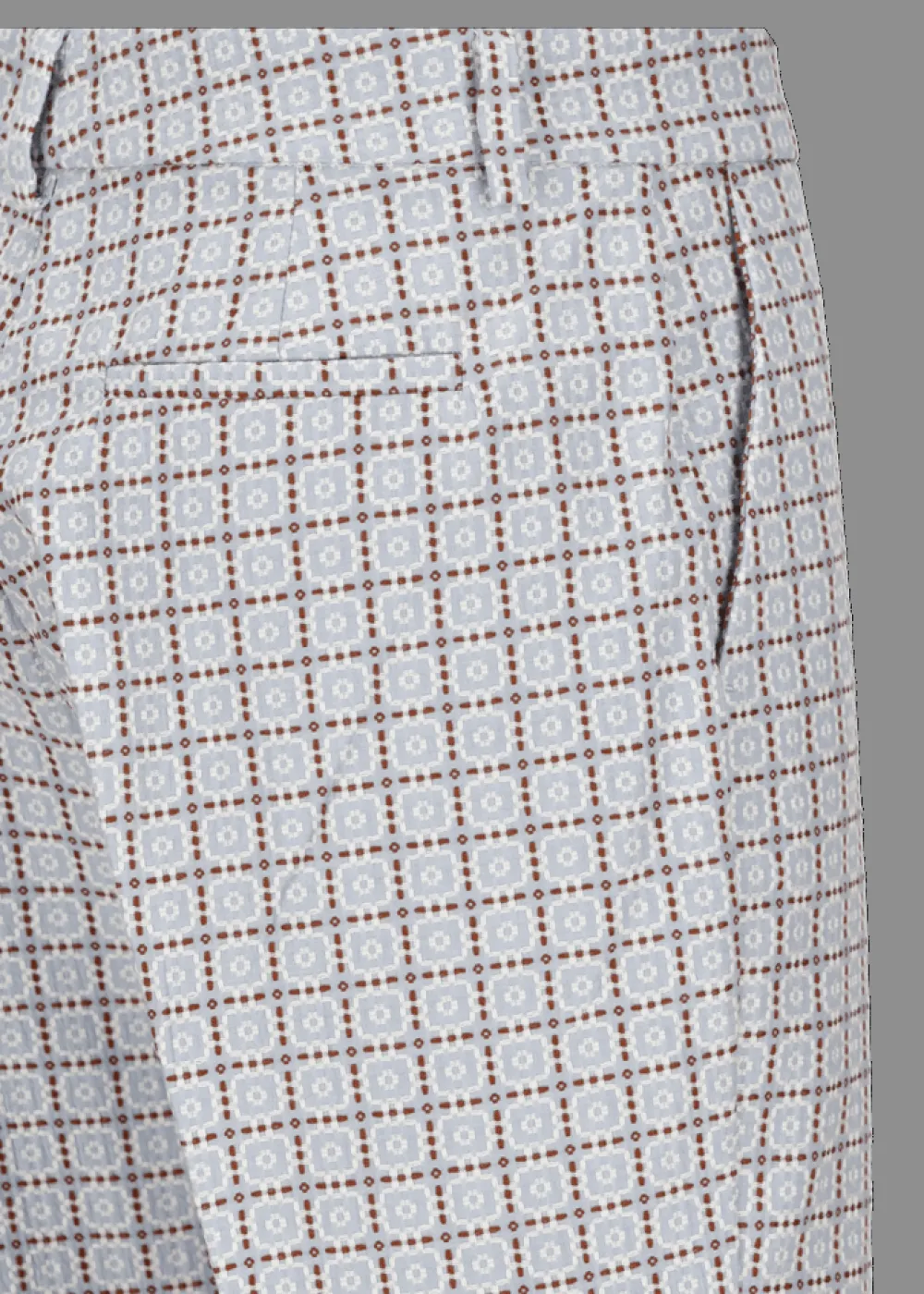 Damen Luis Trenker Baumwolljacquard-Hose Im Cigarette Cut Luleonelle