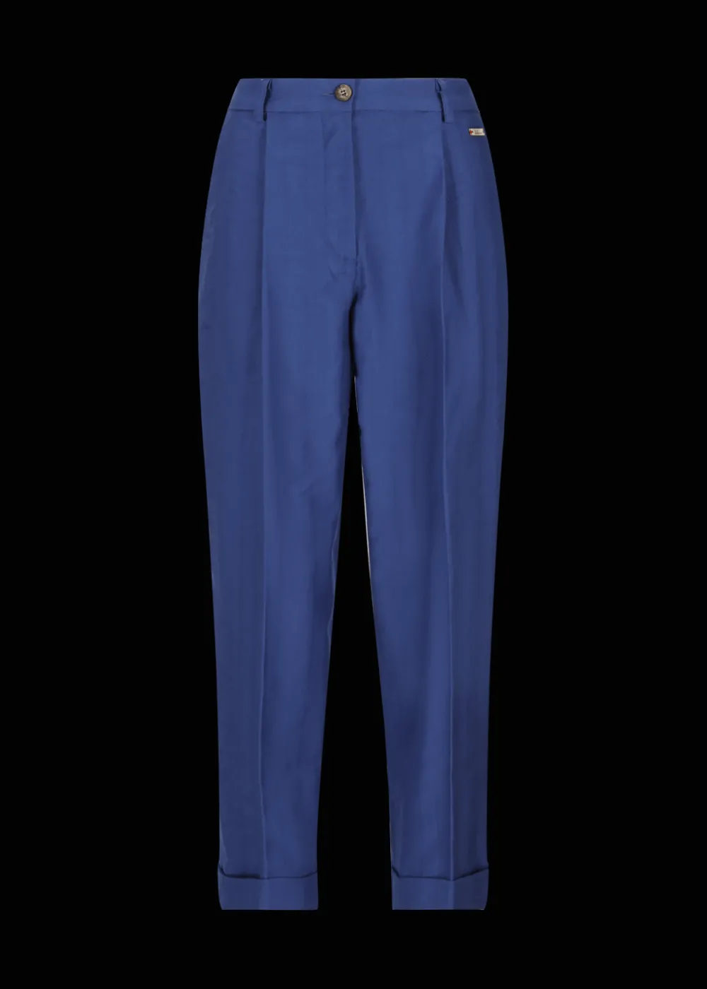 Damen Luis Trenker Baumwoll-Leinen-Hose Im Carrot Fit Luloretta