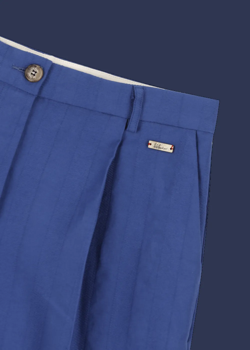 Damen Luis Trenker Baumwoll-Leinen-Hose Im Carrot Fit Luloretta