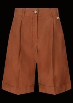 Damen Luis Trenker Bermuda-Shorts Aus Seide Und Baumwolle Lulucia