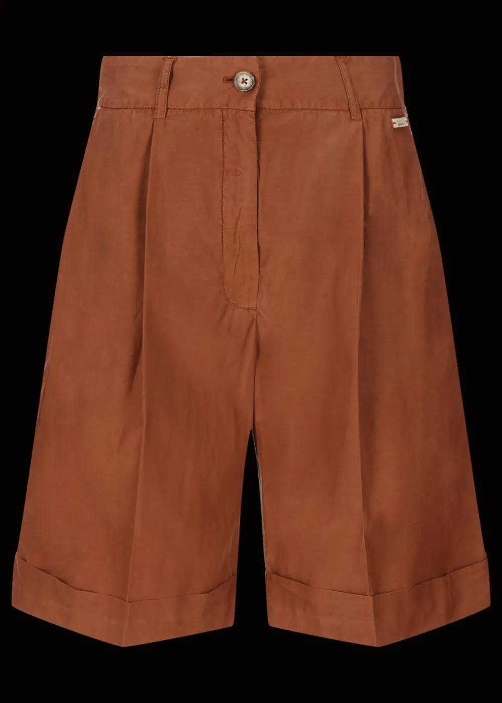 Damen Luis Trenker Bermuda-Shorts Aus Seide Und Baumwolle Lulucia