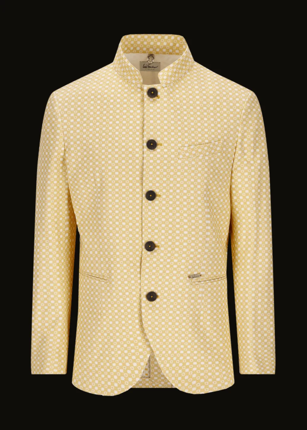 Herren Luis Trenker Blazer Aus Baumwolljacquard Lusandretto
