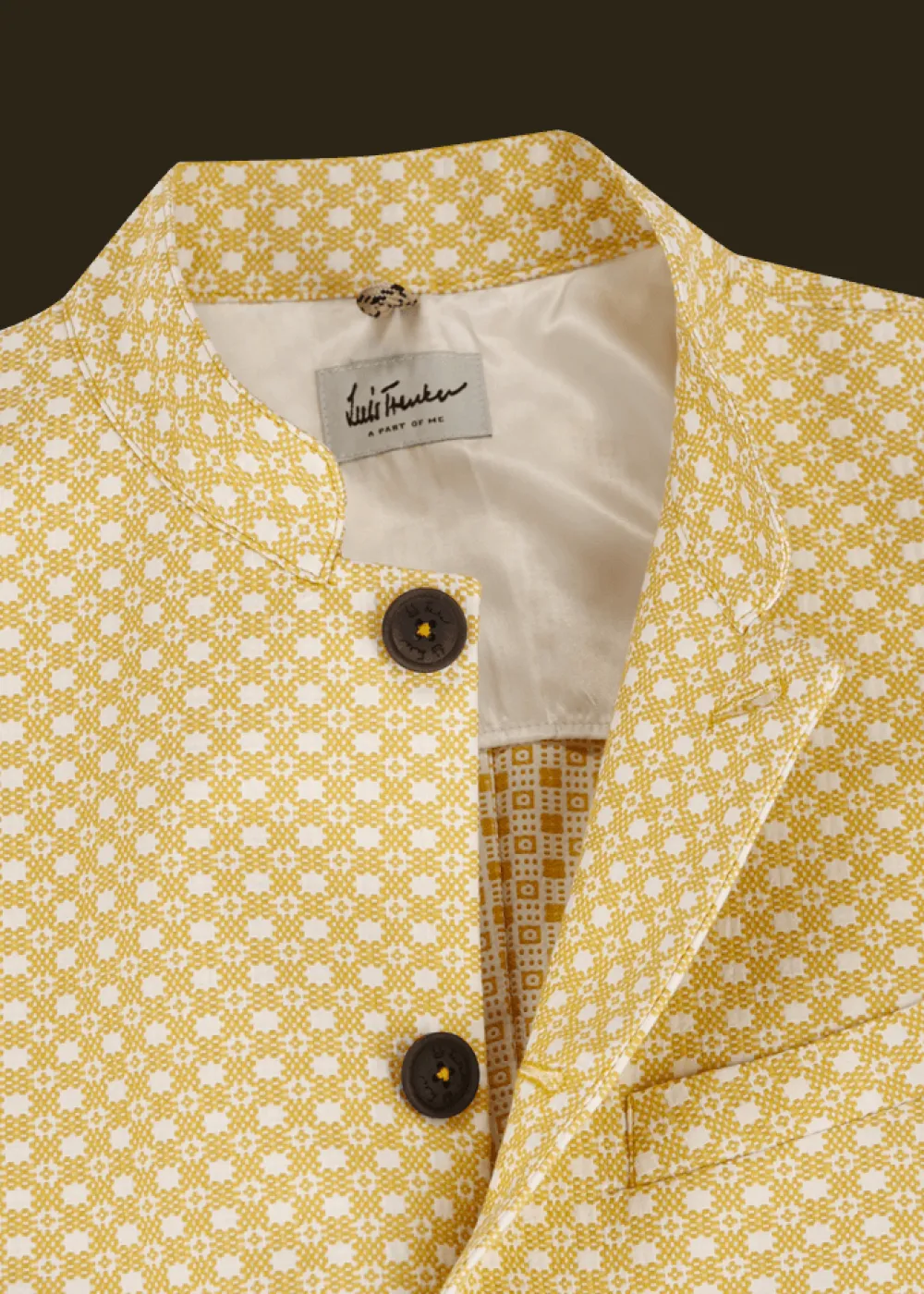 Herren Luis Trenker Blazer Aus Baumwolljacquard Lusandretto
