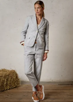 Damen Luis Trenker Blazer Aus Baumwolljacquard Luramona