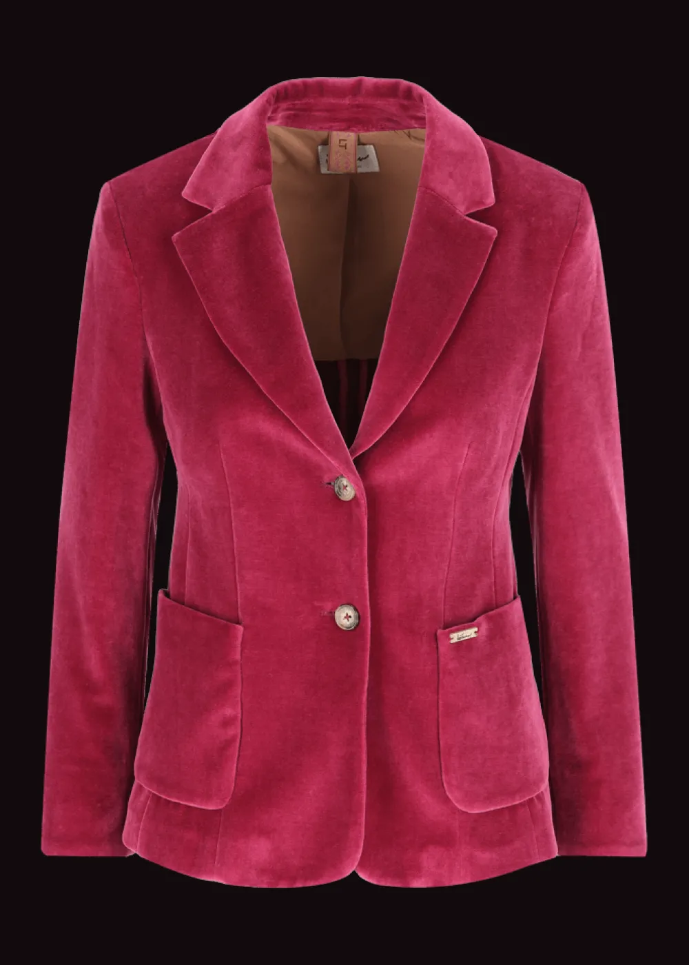 Damen Luis Trenker Blazer Aus Samt-Jersey Lurania