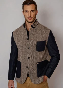 Herren Luis Trenker Blazer Im Materialmix Lurobert