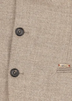 Herren Luis Trenker Blazer Mit Fischgrätmuster Lusandretto