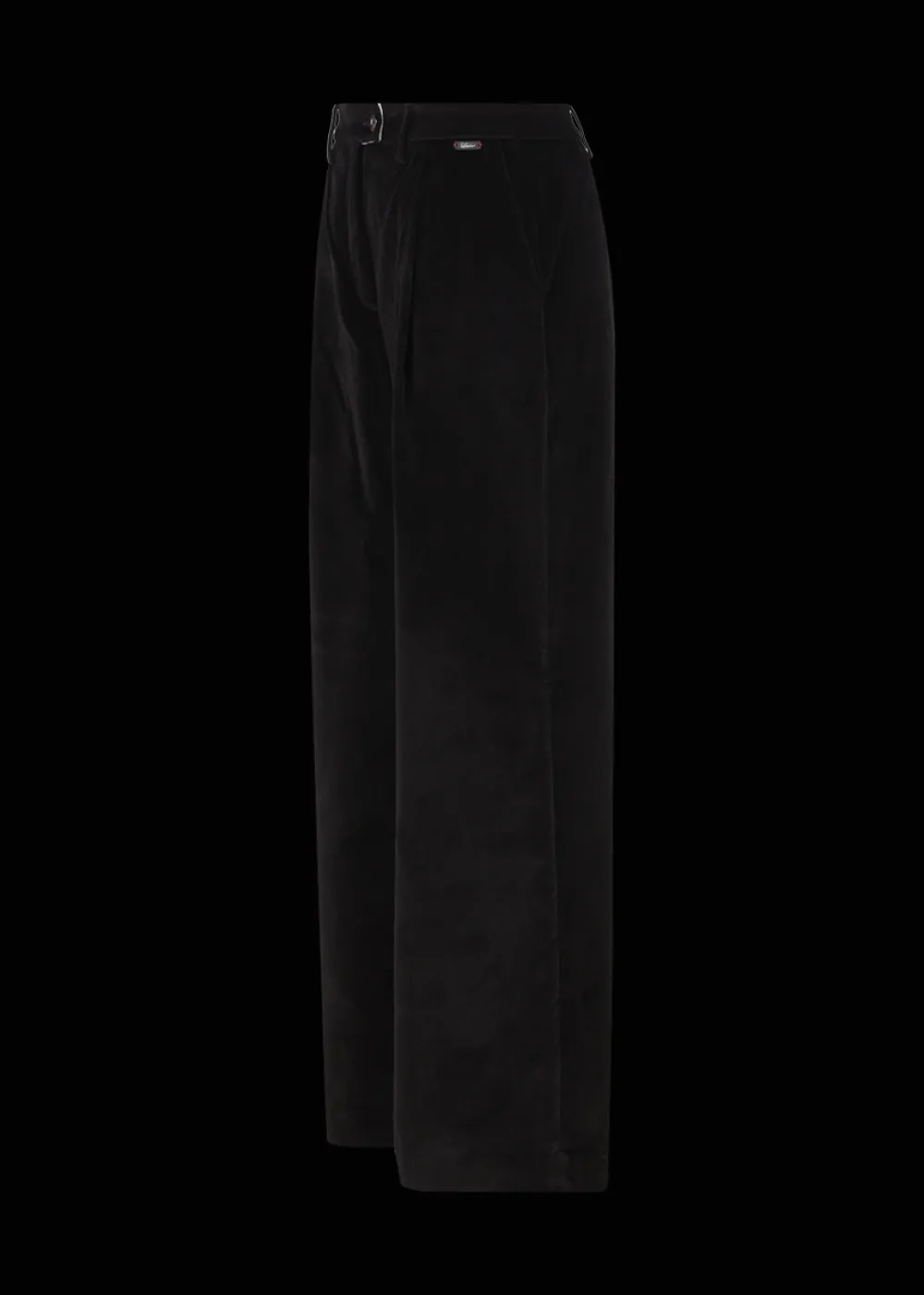 Damen Luis Trenker Bundfaltenhose Aus Samt Luxara