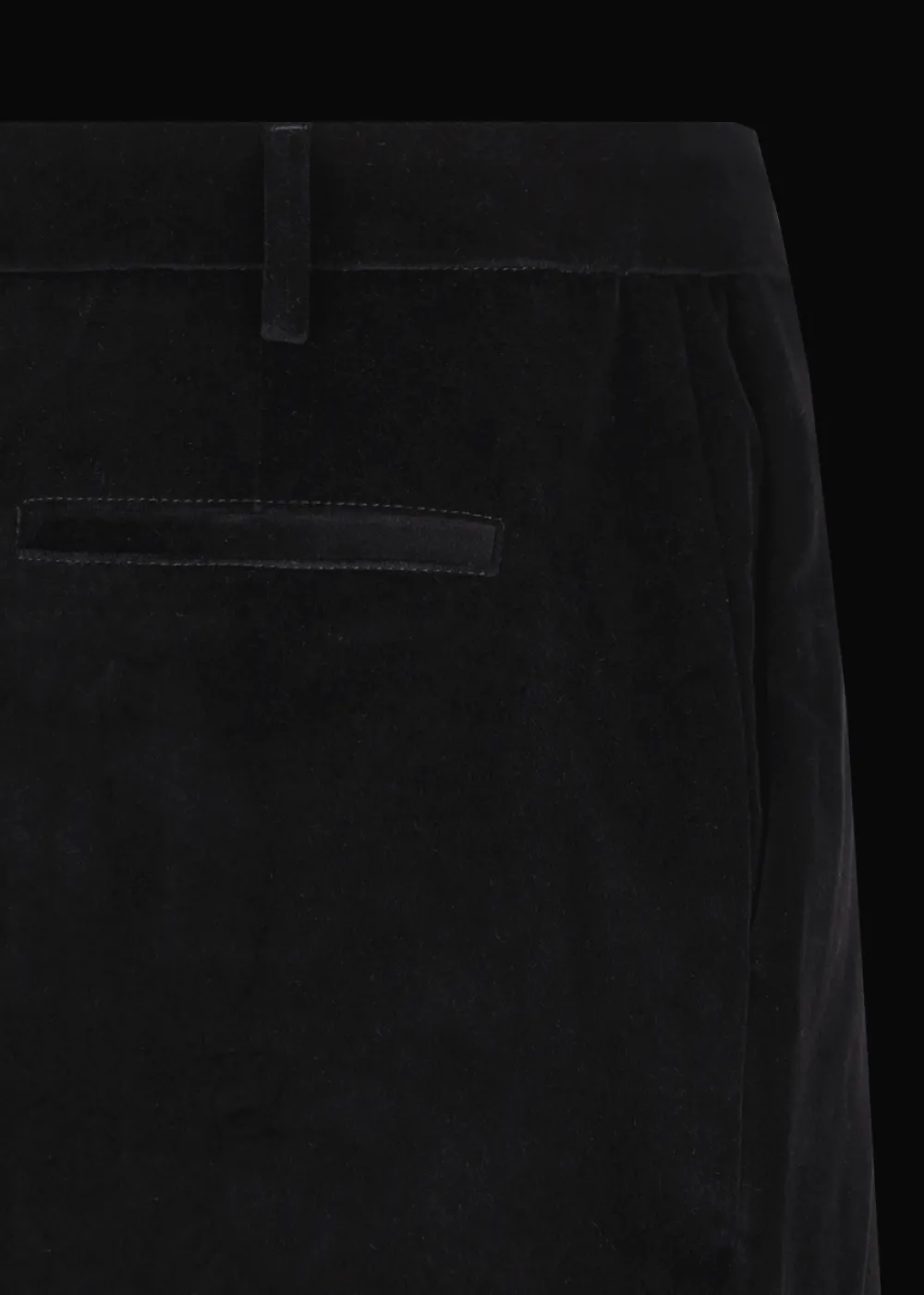 Damen Luis Trenker Bundfaltenhose Aus Samt Luxara