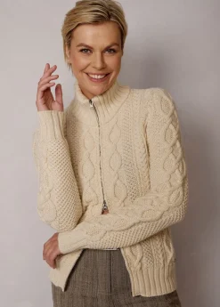 Damen Luis Trenker Cardigan Im Strickmuster-Mix Lualba