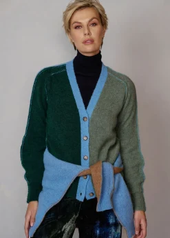Damen Luis Trenker Cardigan Mit Color-Block-Effekt Luwadia