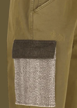 Herren Luis Trenker Cargo-Hose Im Used Look Luberno