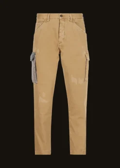 Herren Luis Trenker Cargo-Hose Im Used Look Luberno