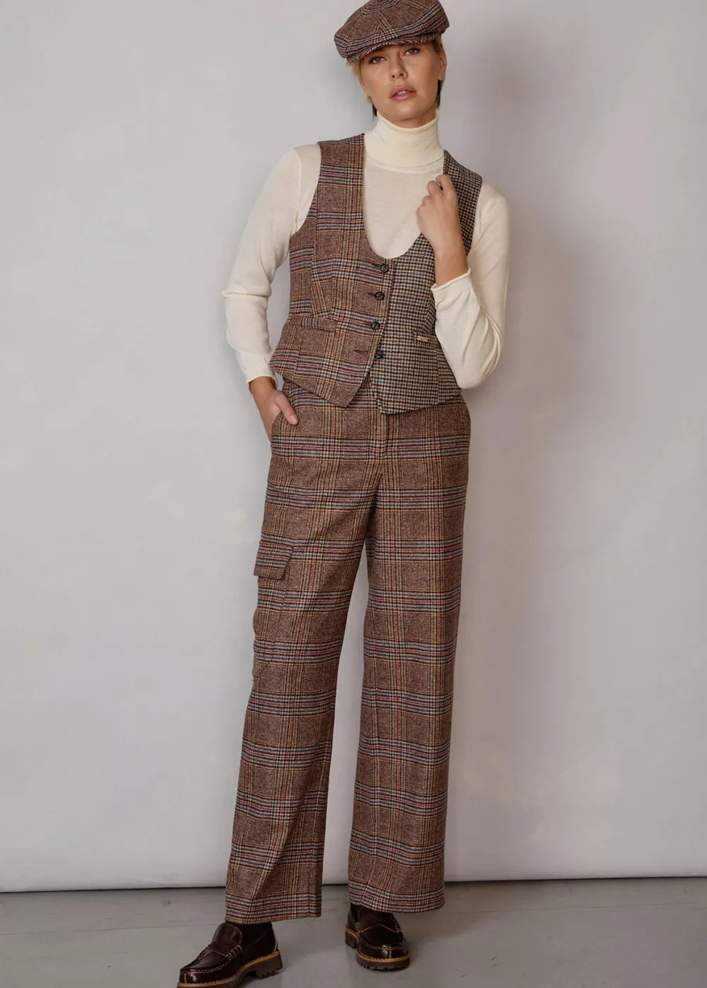Damen Luis Trenker Cargohose Im Wollmix Lulicia