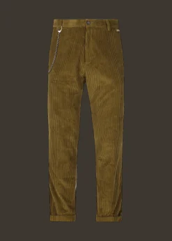 Herren Luis Trenker Chino-Hose Aus Cord Lubruneu