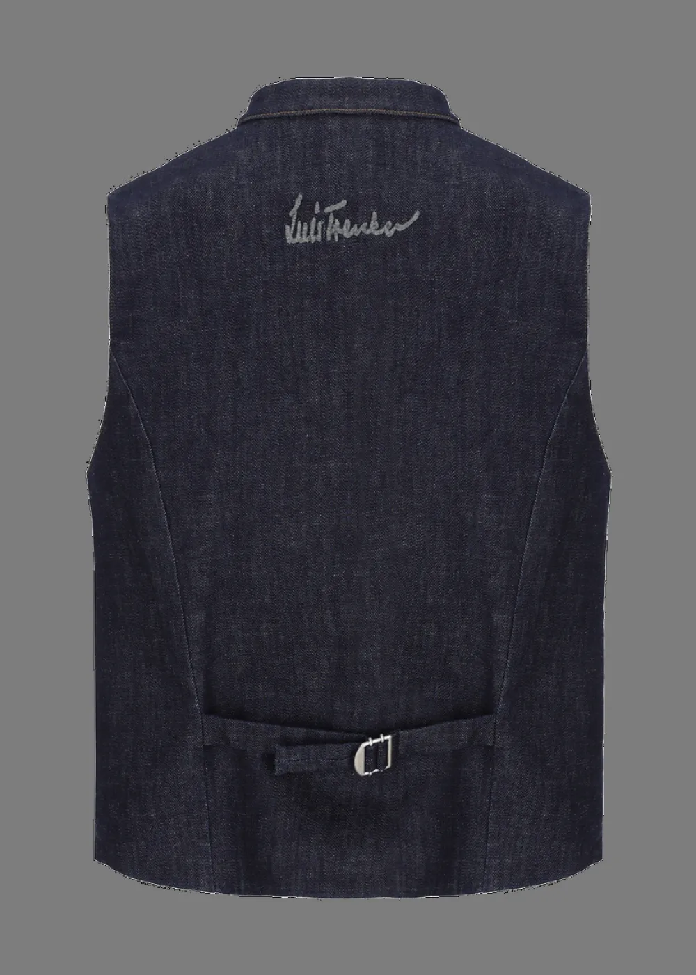 Herren Luis Trenker Denim-Weste Lusavio