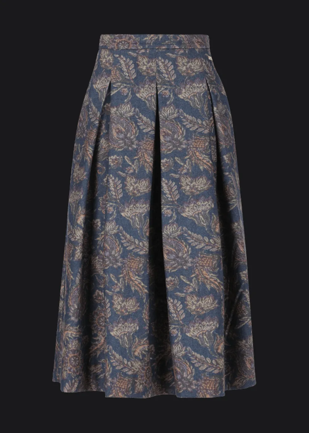 Damen Luis Trenker Faltenrock Mit Paisley-Print Luklaudia