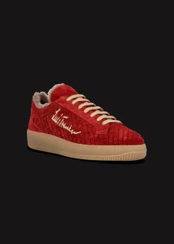 Herren Luis Trenker Geflochtener Wildleder-Sneaker Lupintros