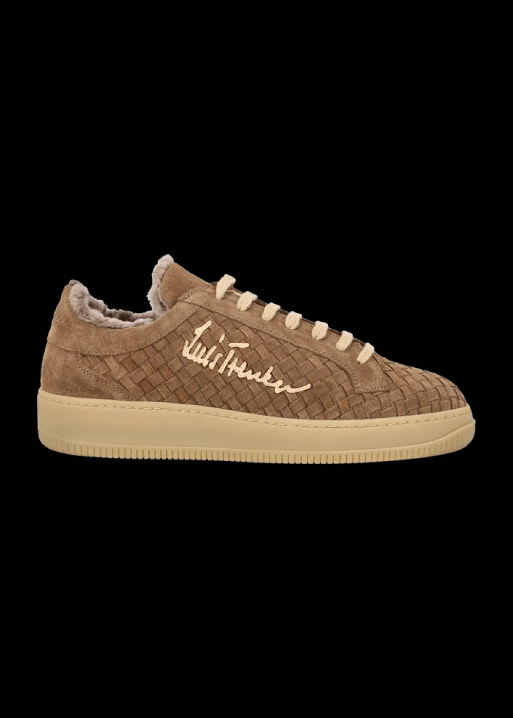 Herren Luis Trenker Geflochtener Wildleder-Sneaker Lupintros