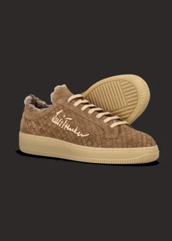 Herren Luis Trenker Geflochtener Wildleder-Sneaker Lupintros