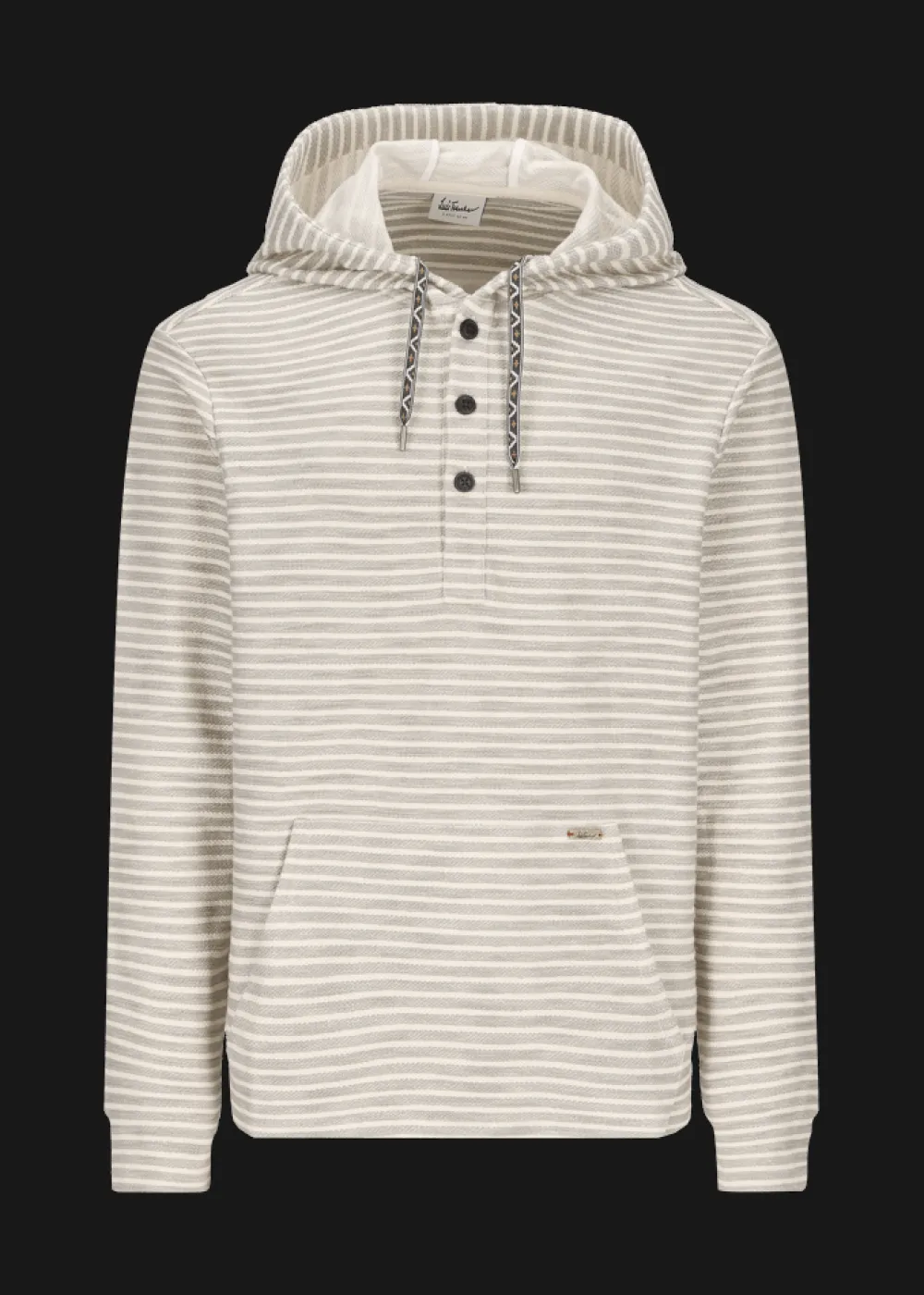 Herren Luis Trenker Gestreiftes Sweatshirt Mit Kapuze Lucram