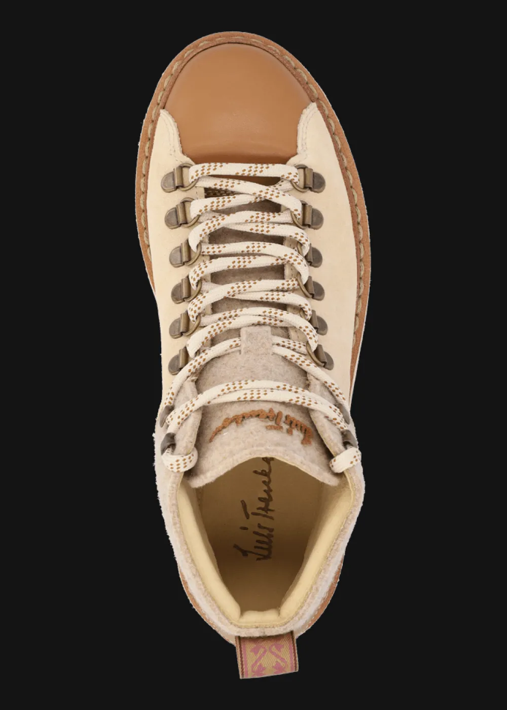 Damen Luis Trenker Hoher Sneaker Im Materialmix Lugioanna