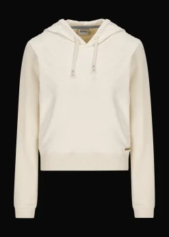 Damen Luis Trenker Hoodie Mit Baumwollfrottee-Vorderteil Luines