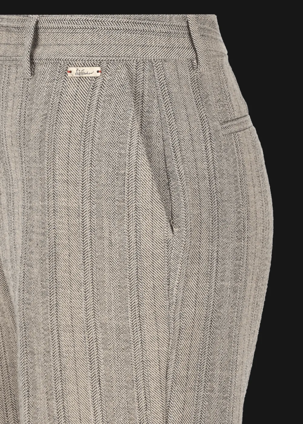 Damen Luis Trenker Hose Mit Fischgrätmuster Luleonelle