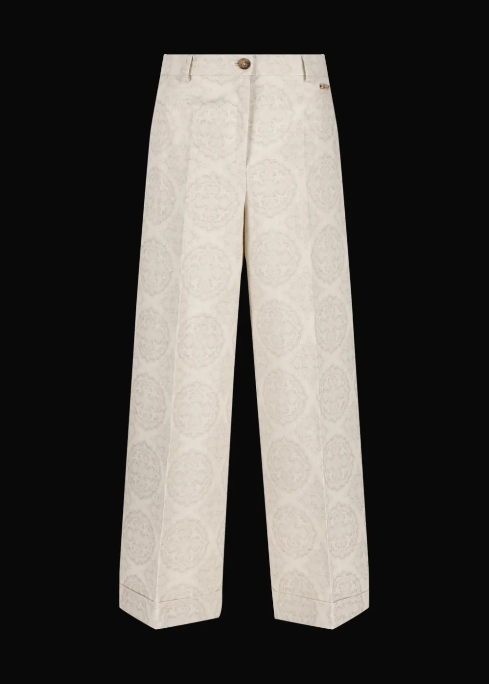 Damen Luis Trenker Jacquard-Hose Mit Weitem Bein Lulidia
