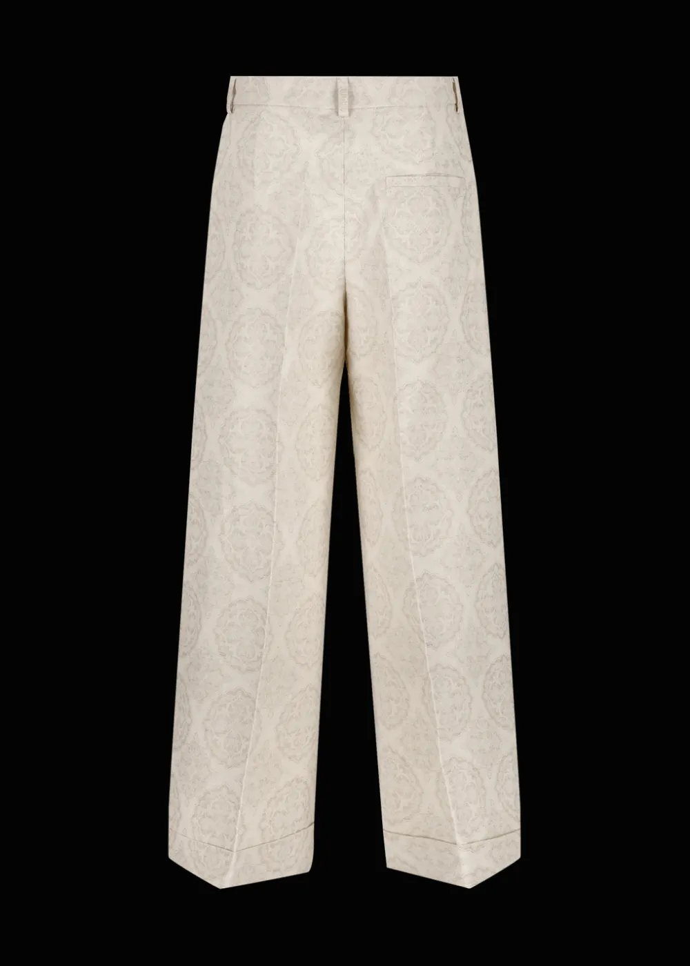 Damen Luis Trenker Jacquard-Hose Mit Weitem Bein Lulidia