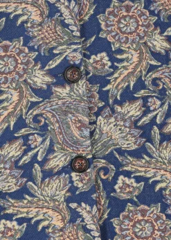 Damen Luis Trenker Jacquard-Mantel Mit Muster Lugreta