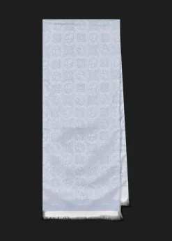 Damen/Herren Luis Trenker Jacquard-Seidenschal Lufranzi