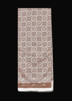 Damen/Herren Luis Trenker Jacquard-Seidenschal Lufranzi