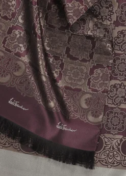 Damen/Herren Luis Trenker Jacquard-Seidenschal Lufranzi