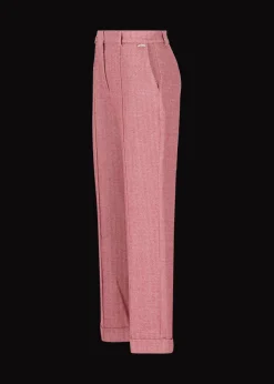 Damen Luis Trenker Jersey-Hose Mit Fischgrätmuster Lularina