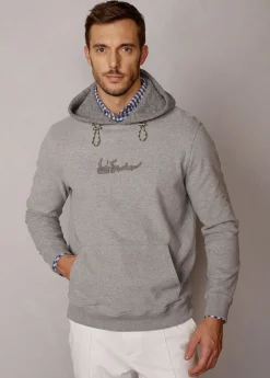 Herren Luis Trenker Kapuzenpullover Mit Logo Luphilipp