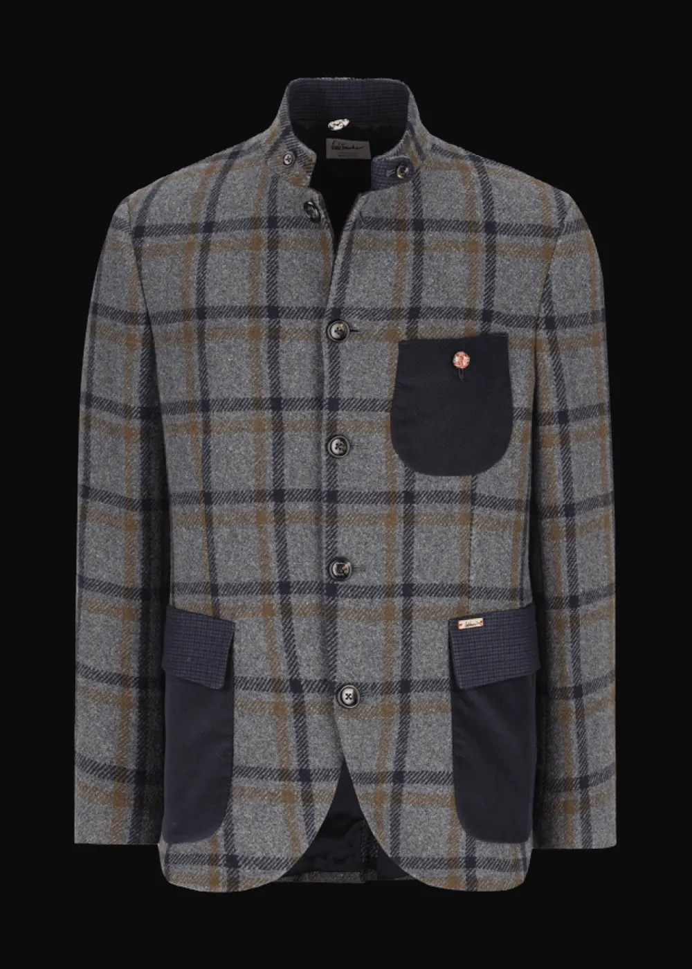 Herren Luis Trenker Karierter Blazer Im Wollmix Lusandro