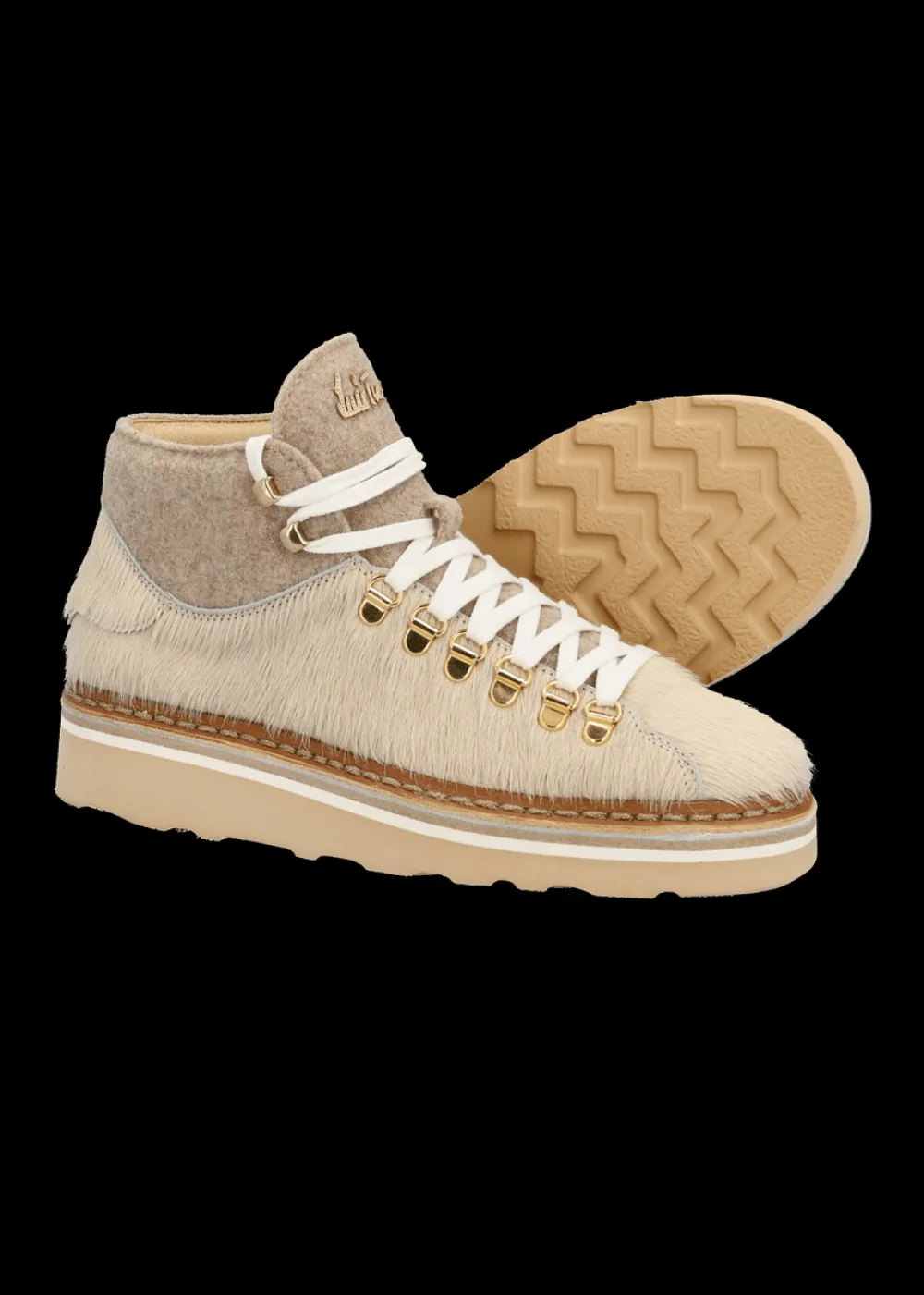 Damen Luis Trenker Kuhfell-Sneaker Lugioanna