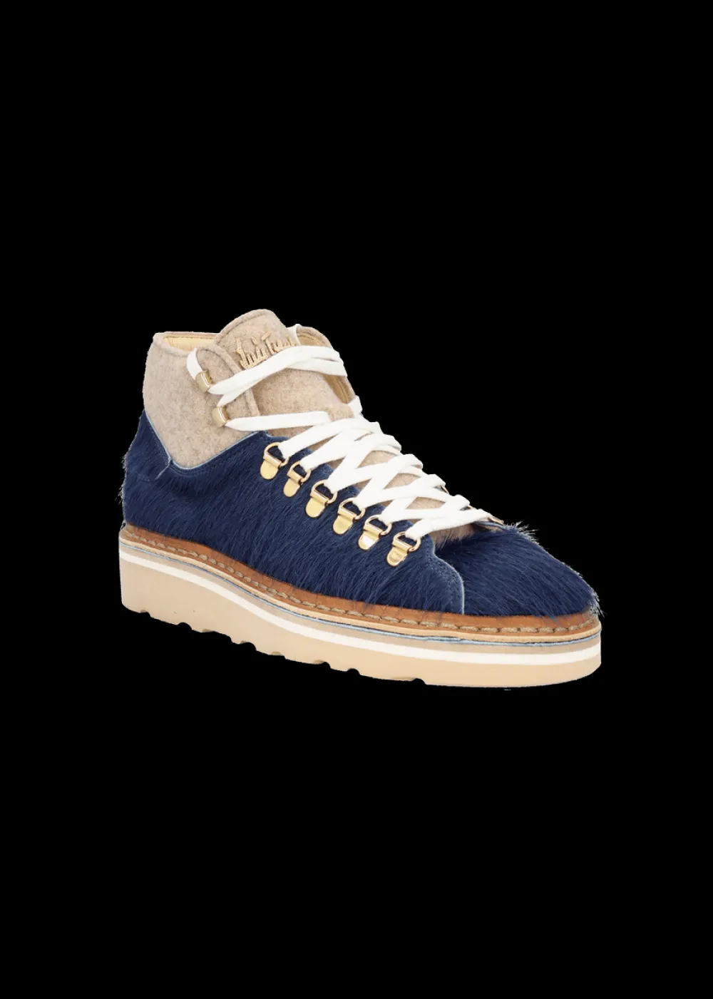 Damen Luis Trenker Kuhfell-Sneaker Lugioanna