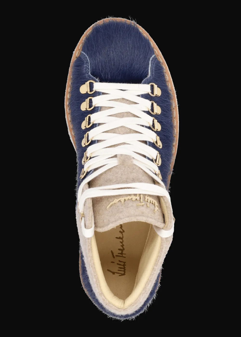 Damen Luis Trenker Kuhfell-Sneaker Lugioanna