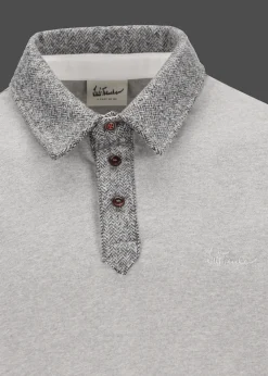 Herren Luis Trenker Langarm-Poloshirt Lufante