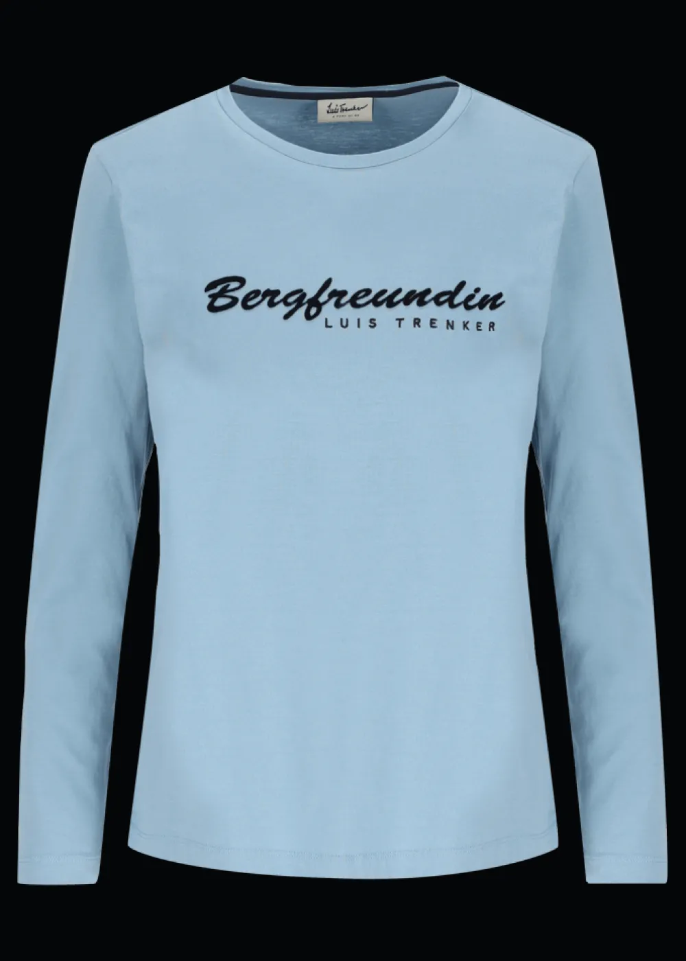 Damen Luis Trenker Langarmshirt Mit Schriftzug Bergfreundin