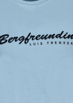 Damen Luis Trenker Langarmshirt Mit Schriftzug Bergfreundin