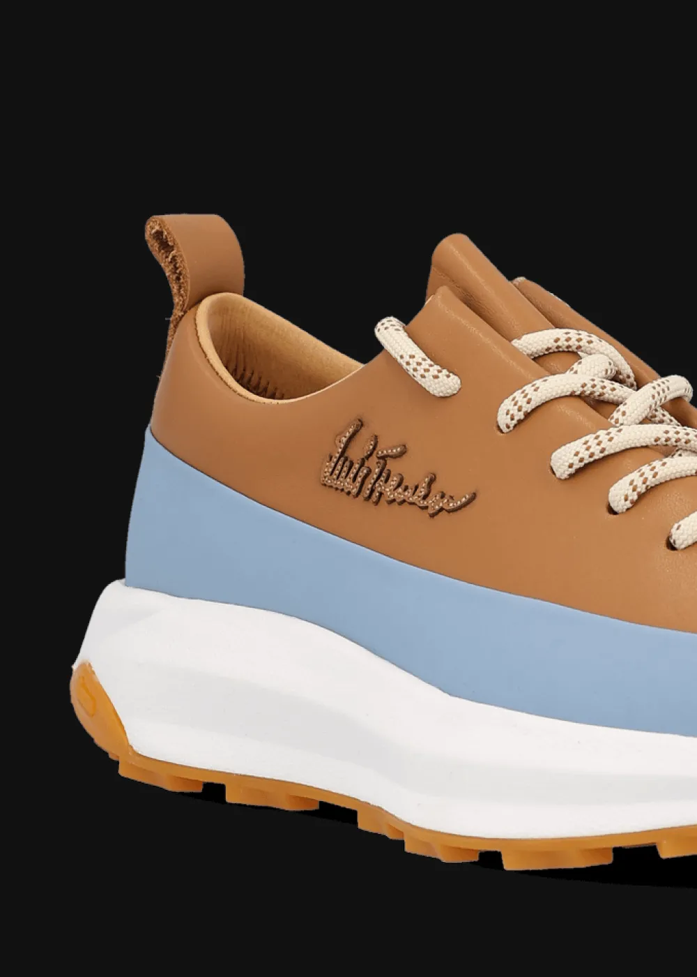 Damen Luis Trenker Ledersneaker Mit Plateausohle Luleandras